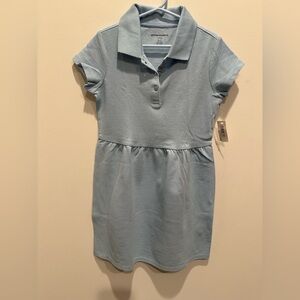 Blue Polo Dress for Girls